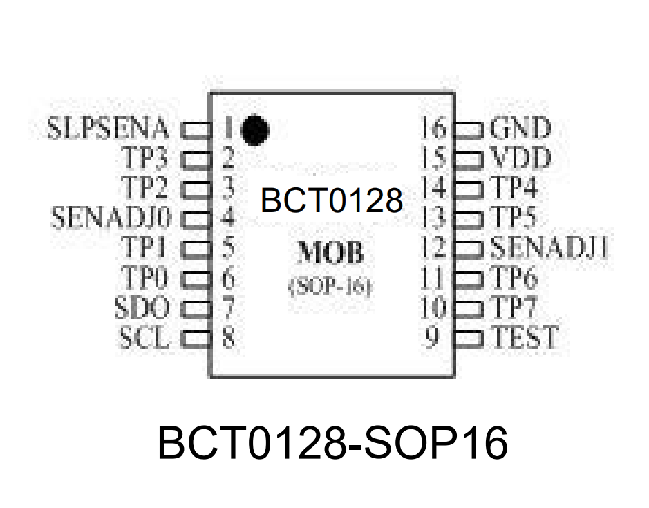 上海触摸IC BCT0128