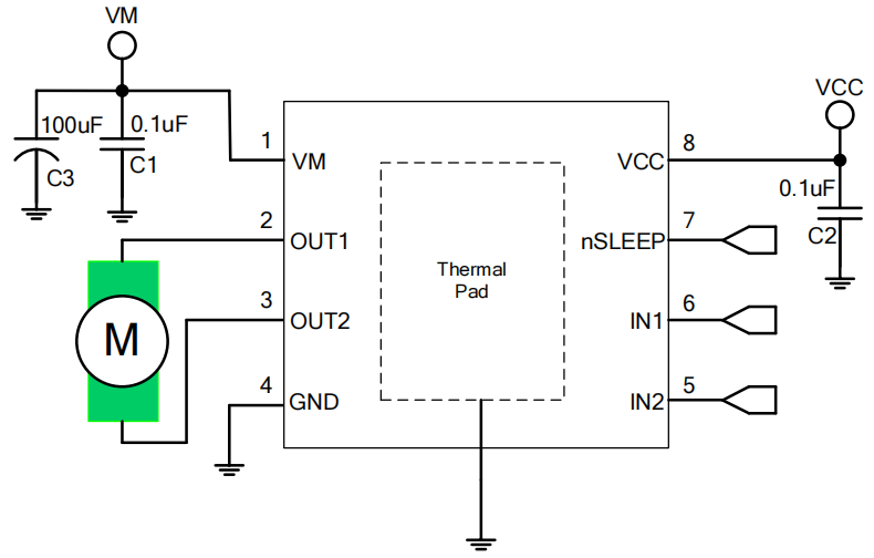 12V上海直流电机驱动芯片 BDR6122F