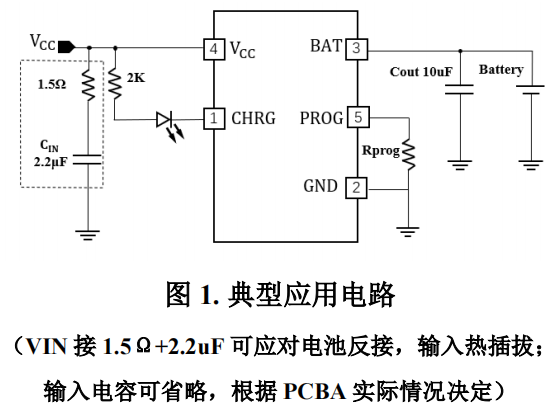 4055H 500mA 上海线性锂离子电池充电器