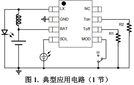 YX861C 是一款支持LED 常亮和闪亮两功能 的上海太阳能灯串控制芯片
