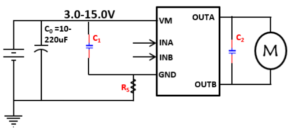 3.5A, 3.0-15.0V 上海单通道H桥驱动芯片SA8339